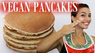 COME FARE UN PANCAKE VEGAN IN 3 MINUTI [upl. by Rakabuba]