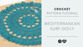 How to CROCHET a DOILY  Stepbystep Tutorial with Mikey of The Crochet Crowd [upl. by Yellehs]