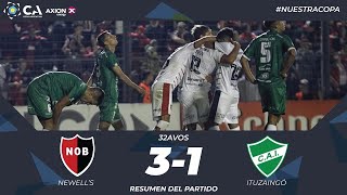 32avos Newells 3  Ituzaingó 1 [upl. by Yorgos]