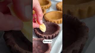 Nobake Banana Tart recipe that you can make in 5 minutes 😍 [upl. by Peace730]