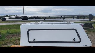 used Cab high ARE VSeries Fiberglass truck camper shell for sale Fits 21 Ford F150 55 foot bed [upl. by Norag]