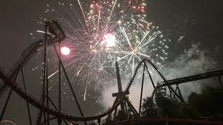 Civic Holiday Fireworks  Canadas Wonderland  8623 [upl. by Anitneuq32]