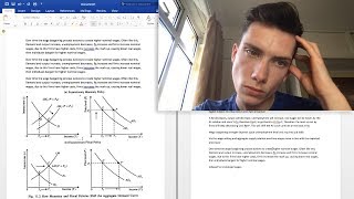 Writing My Economics Degree Essay Live  BSc Economics amp Finance [upl. by Gilmer]