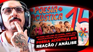 FICOU BOM POESIA ACÚSTICA 15 REACT [upl. by Tarabar397]