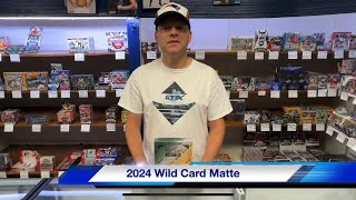 2024 Wild Card Matte Premium Baseball Box Break [upl. by Ycnahc362]