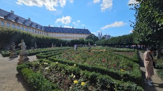 Rosengarten Bamberg Neue Residenz mit einen herrlichen Blick über Bamberg [upl. by Odlanier]