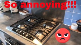 My gas stove  hob  cooker wont stop clicking  How to fix it [upl. by Ennaitsirhc263]