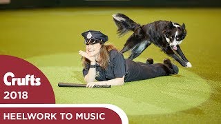 Freestyle Heelwork to Music Competition  Part 1  Crufts 2018 [upl. by Lehet]