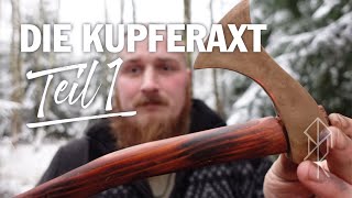 Die Kupferaxt 13  Das Wachsmodell  Ötzis Kupferbeil  Bushcraft  Survival  Urviech [upl. by Saidnac]