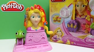 DibusYmas Play Doh Rapunzel Disney Princess Playset playdo by Unboxingsurpriseegg [upl. by Zeus]