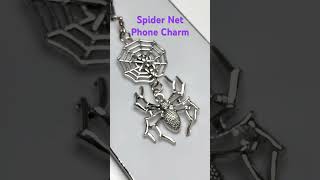 Spider Net Phone Charm casenotcakediy phonecharm keychain music love spiderman diyprojects [upl. by Elem]