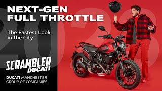 SCRAMBLER FULL THROTTLE 2023  Meet the Flat Track inspired NextGen Ducati Scrambler [upl. by Yemirej648]