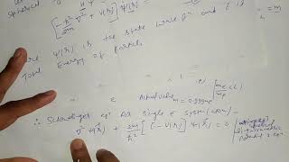 Schrodinger eqn for single electron atom Part2 for Bsc 3rd year by Sapna Agarwal [upl. by Ahsemat]