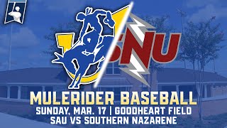 Baseball Southern Arkansas vs Southern Nazarene 31724 [upl. by Melone275]