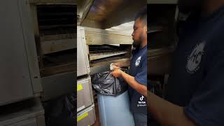 Oven cleaning youtubeshorts subscribe powerwashing cleaning oven fyp [upl. by Enelahs]