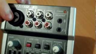 Behringer Xenyx 302USB audio mixer teardown [upl. by Asilem]