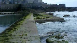 Grandes marées SaintMalo  TimeLapse Marée Montante Fort National [upl. by Vita]