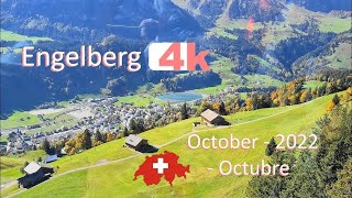 🇨🇭 SWITZERLAND ENGELBERG PART 7 Walking Tour beautiful villages hermosos pueblos 4k 🇨🇭 [upl. by Allesor]