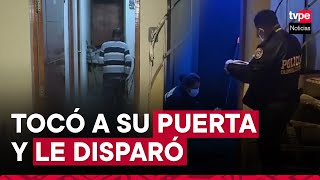 Violencia en Villa El Salvador hombre baleado en su propia casa lucha por su vida [upl. by Liag]