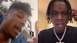 quotAsk Ya BM Who Bettaquot Blueface Claps Soulja Boy Who Reacted To His Funny Marco Interview 😱 [upl. by Sanoy]