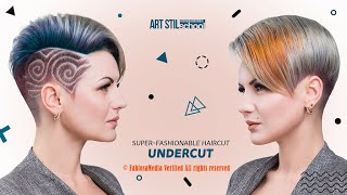 Undercut Hair Tattoo For Women [upl. by Adelice]