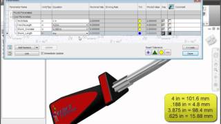 iLogic Part 5  Linking iLogic Assembly Parameters to Part Parameters [upl. by Anglim311]