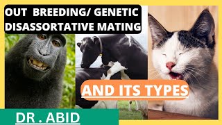 Outbreeding or genetic disassortative mating and Various kinds of outbreeding with illustratrion [upl. by Kirrad]