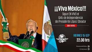 EN VIVO desde el Zócalo Capitalino AMLO da el Grito de Independencia [upl. by Ram]