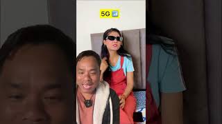 5G vs 4G vs 3G vs 2G Network Speed Test shorts funny comedyvideos youtubeshorts [upl. by Faires]