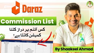 Daraz Commission Rates For Sellers  Guide To Daraz Sellers Commission List amp Per Order Charges [upl. by Omrellig589]