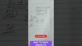 Class 7 maths question 2 chapter 82mathsyoutubeshorts [upl. by Dnaltroc]