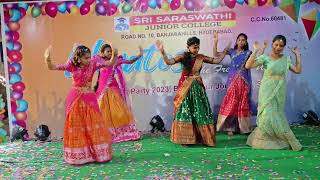 All remix songs dance performance by juniors in freshers 2023 [upl. by Romulus697]