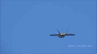 Rhode Island Air show F22 demo [upl. by Dorella]