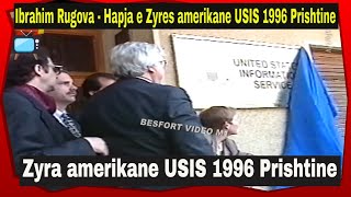 Hapja e Zyres amerikane USIS 1996 Prishtine Tani ambasada amerikane [upl. by Cortney574]