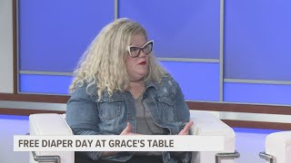 Graces Table hosting free diaper day to benefit teen mothers [upl. by Letta]