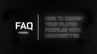 FAQ  How to design your player profiles [upl. by Margarethe]