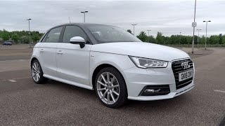 2016 Audi A1 Sportback 14 TFSI 125 S line StartUp and Full Vehicle Tour [upl. by Galina]