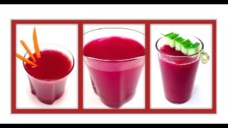 Jus de Carotte Betterave Gingembre et Curcuma  Recette Santé [upl. by Nileek]