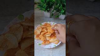 Homemade lays chips recipe enjoying ytshorts shorts [upl. by Nilekcaj]