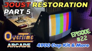 How to Install a Cap Kit in a WellsGardner K4900 Arcade Monitor Williams Joust Restoration part 5 [upl. by Yaker]