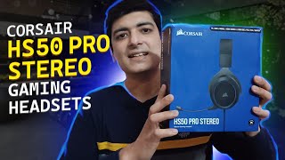 Corsair HS50 Pro Stereo Gaming Headset Honest Review  Best Gaming Headphones Under Rs 5000  Hindi [upl. by Ghiselin389]