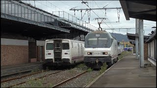 Trenes en Hendaya [upl. by Lyudmila]