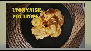 How to make Lyonnaise potatoes deep fried thin potatoes [upl. by Aciras]