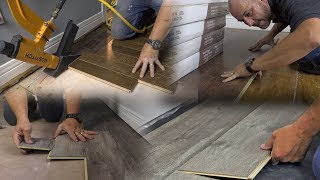 How to Install Vinyl Flooring  Laminate Flooring and Hardwood [upl. by Onil]