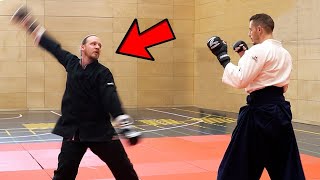 Kung Fu vs Aikido  Real Sparring [upl. by Kcub590]