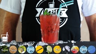 La recette originale du mojito fraise [upl. by Danella]