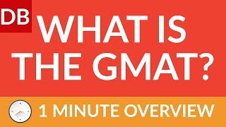 What is the GMAT  1 Minute Overview of the GMAT Exam [upl. by Leavy]