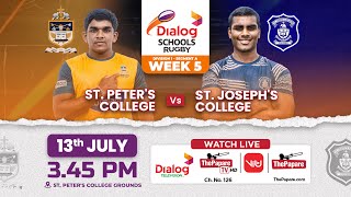 St Peters College vs St Josephs College  Dialog Schools Rugby League 2024 [upl. by Sharline]