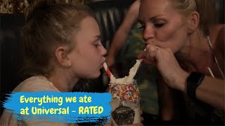 WHAT WE ATE AT UNIVERSAL ORLANDO  FOOD VLOG  Meals amp Snacks on our 10 Day Trip  Feb 2022 [upl. by Mackintosh556]