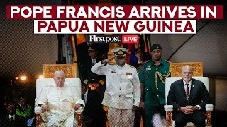 LIVE Pope Francis Receives Ceremonial Welcome in Papua New Guinea for His Second Stop on Tour [upl. by Aym]